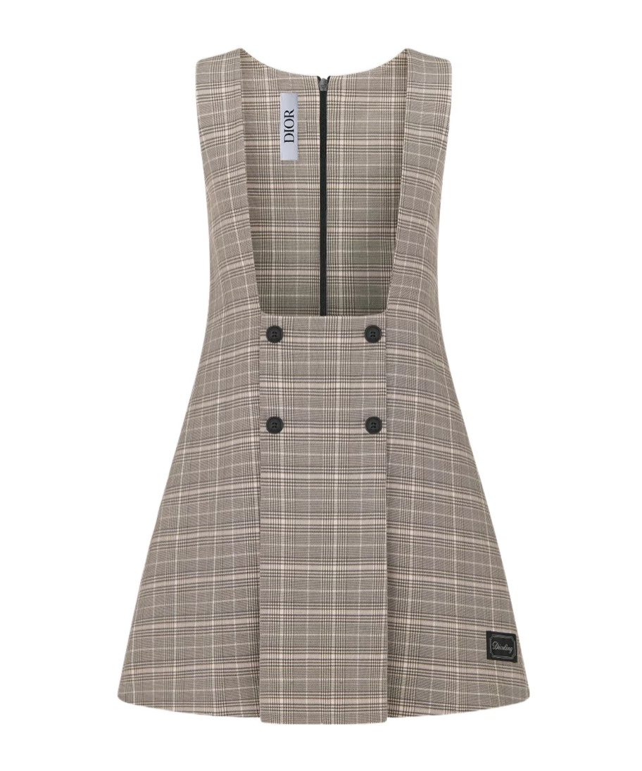 Dior A Line Dress In Gray
