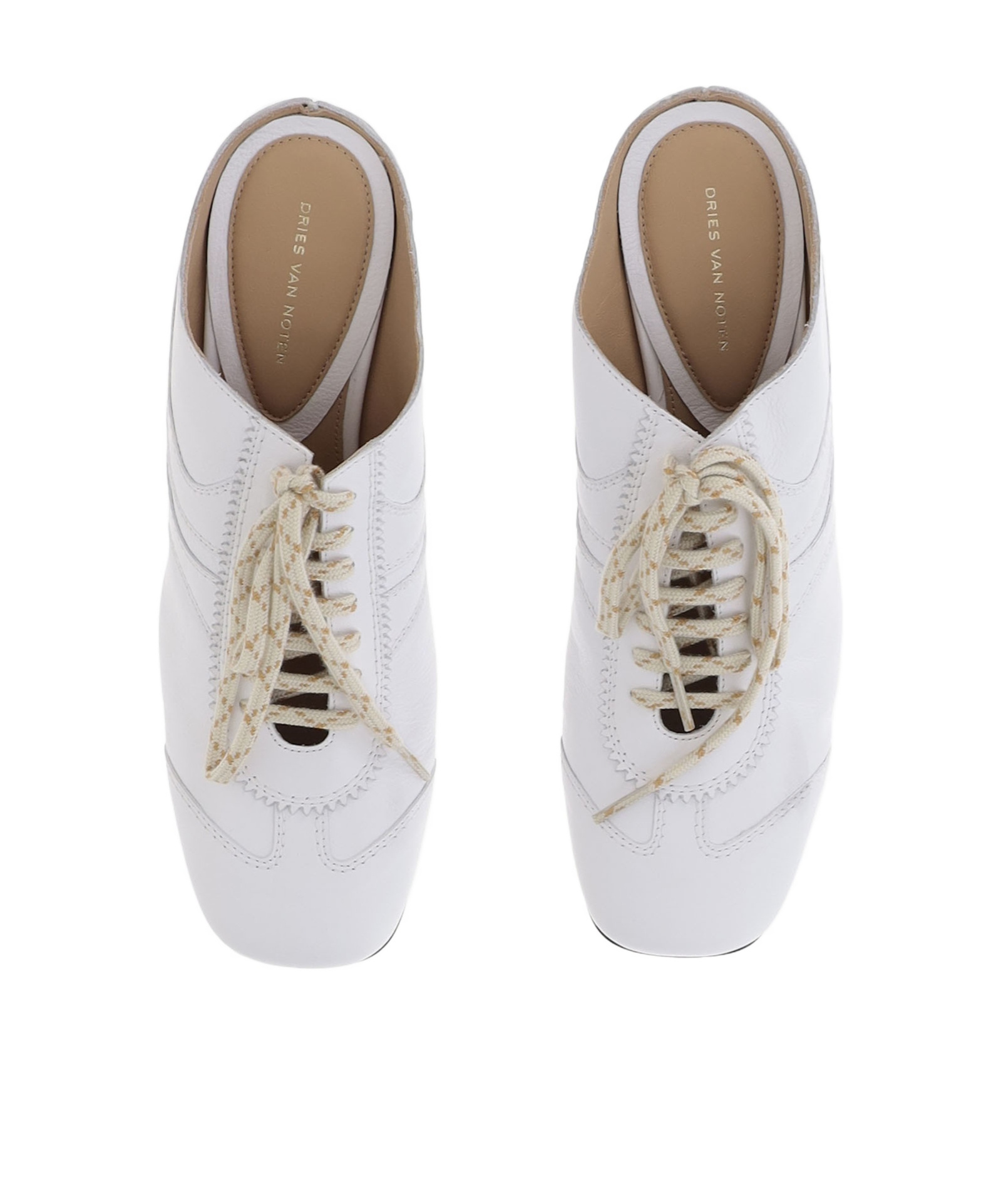Dries Van Noten Slingback High-heeled Sandals In White