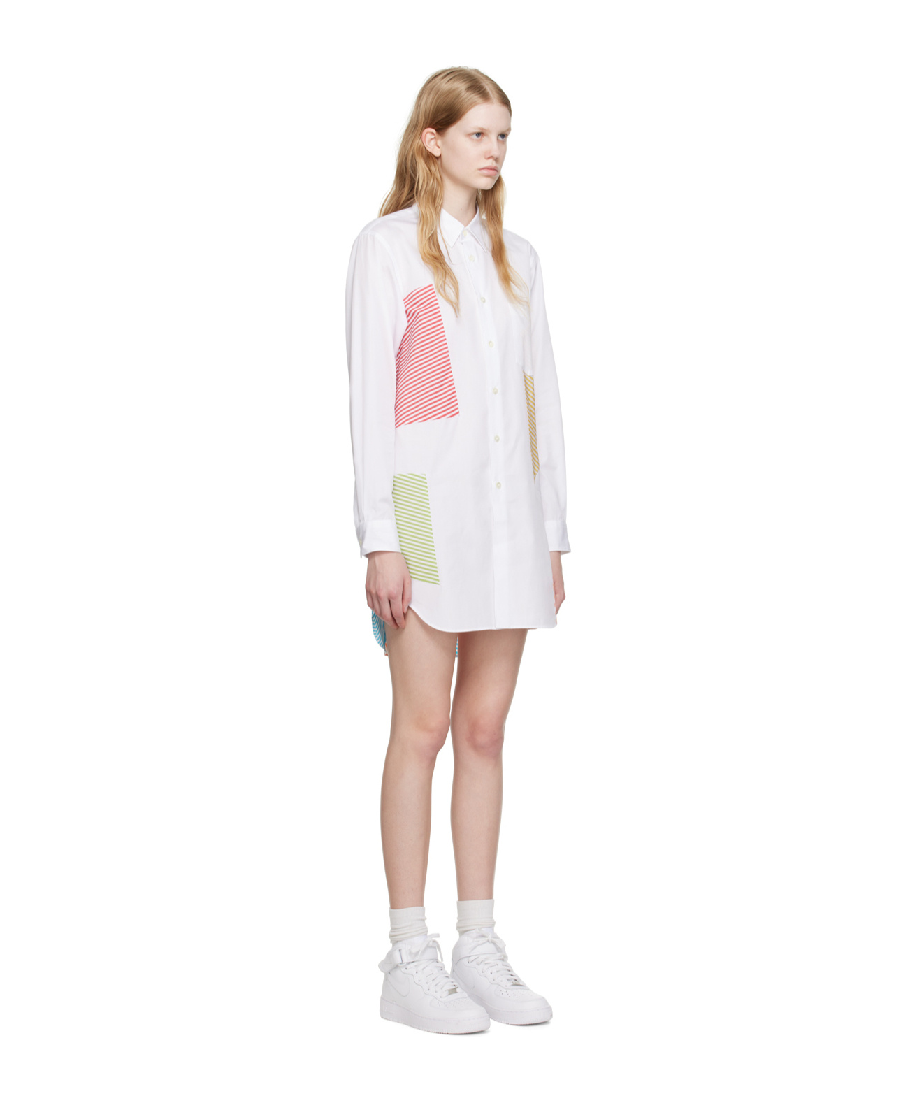 COMME DES GARÇONS STRIPED MINI DRESS 