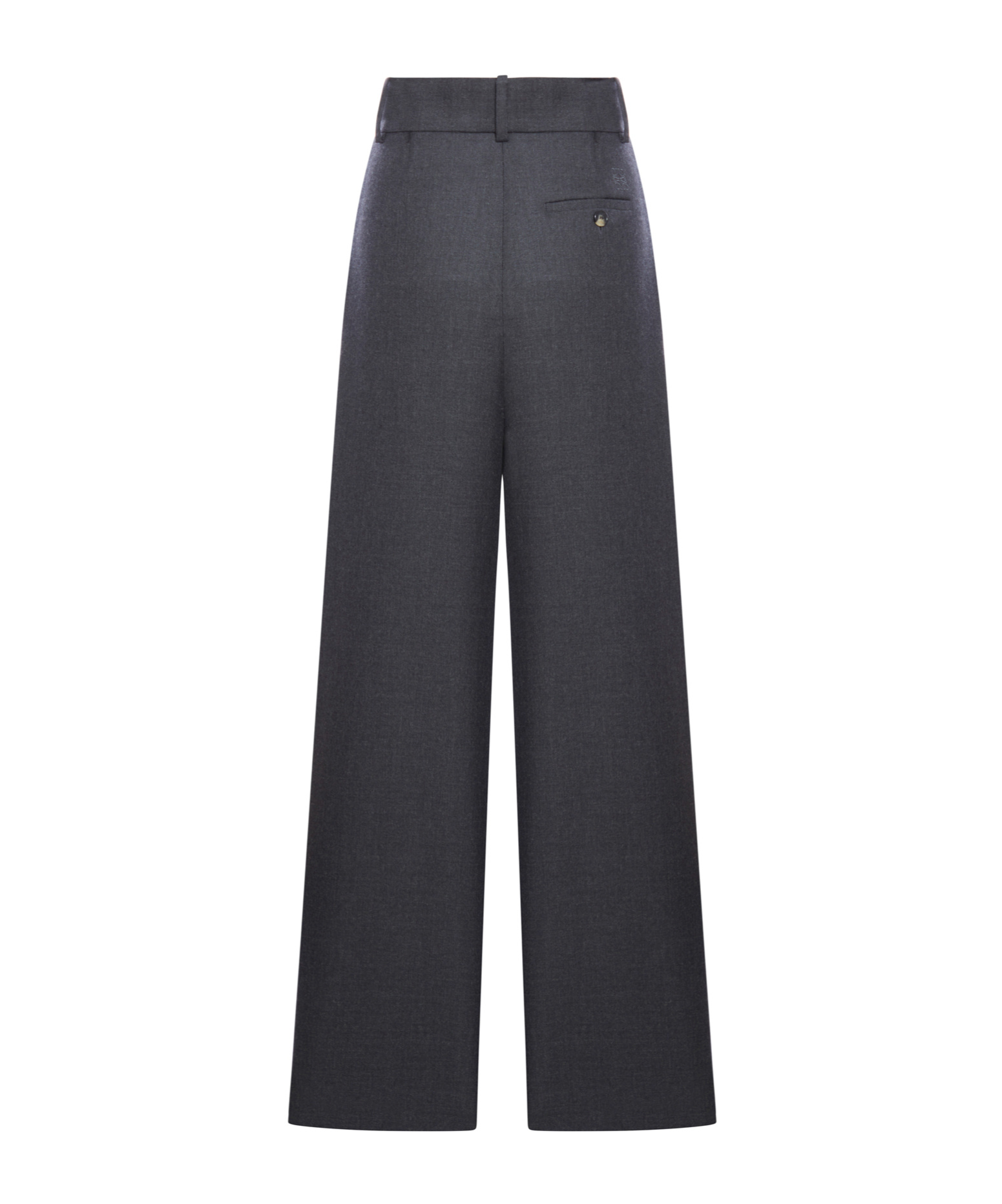 Loewe Asymmetrical Design Casual Pants In Black
