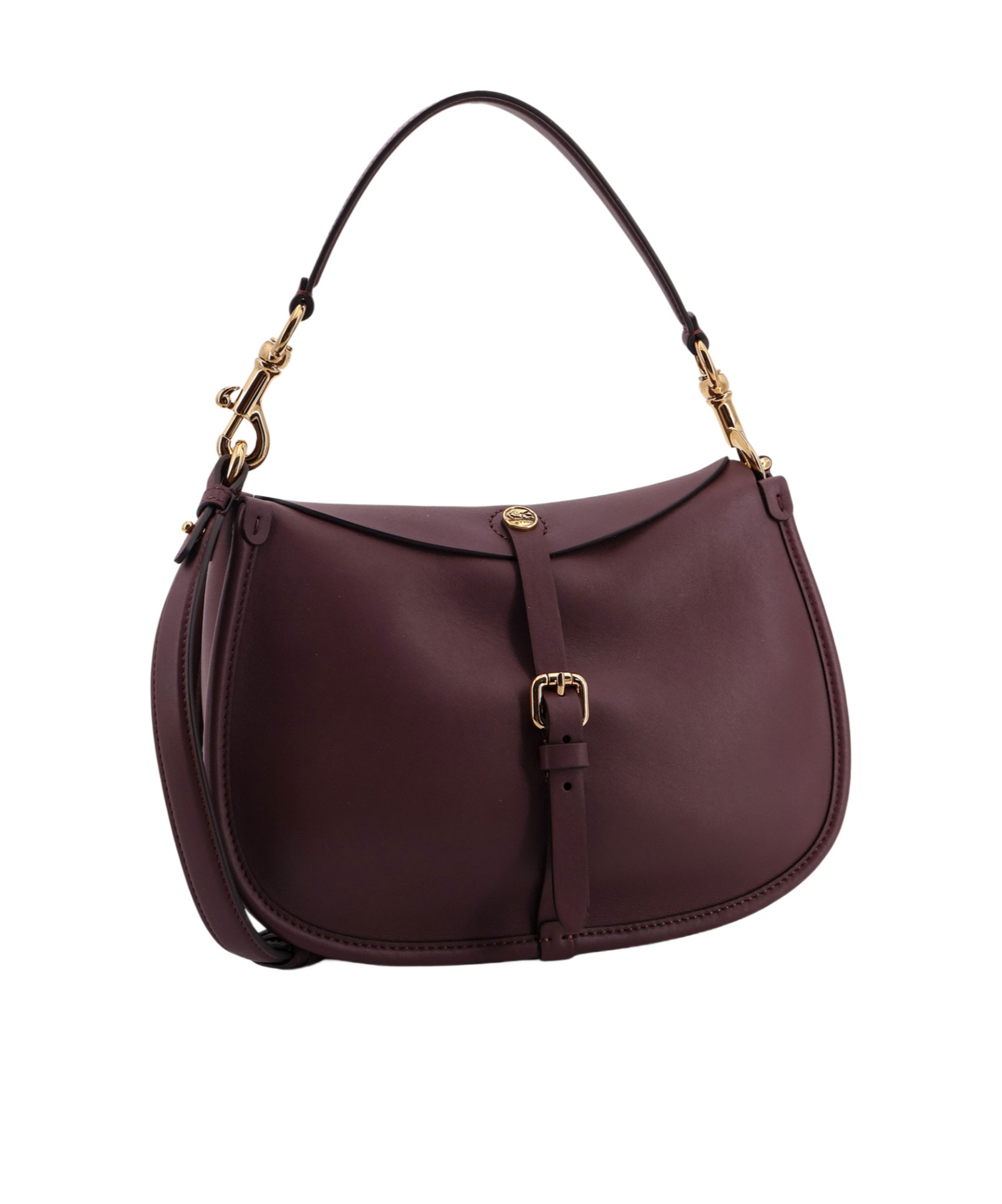 Etro Flap Shoulder Bag In Black