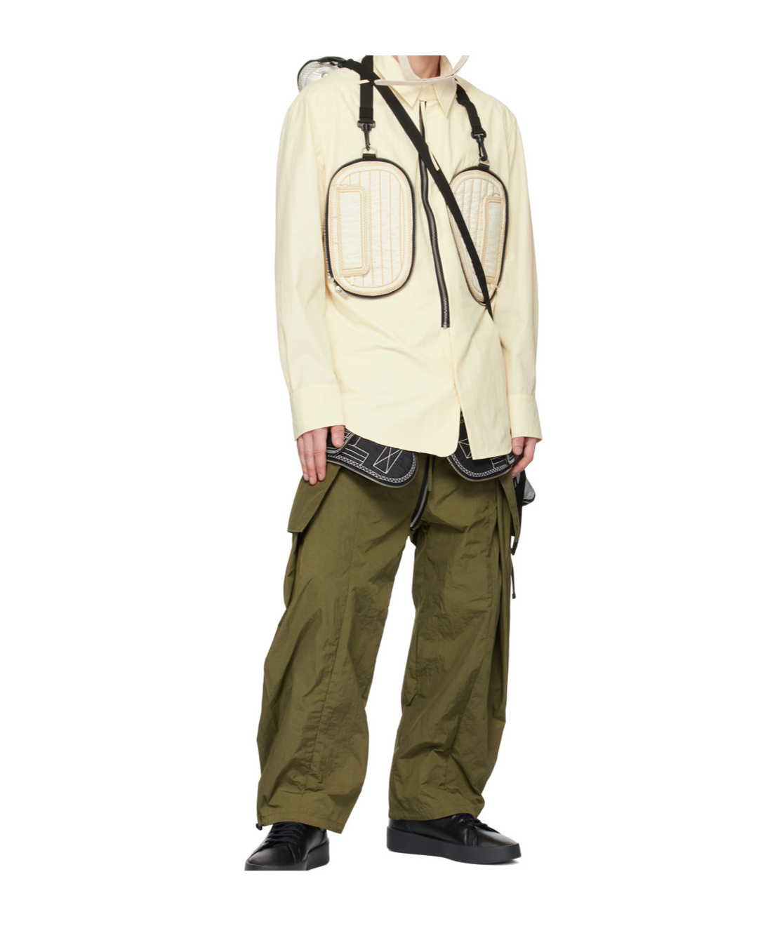 Craig Green Padded-pocket Detail Shirt In White