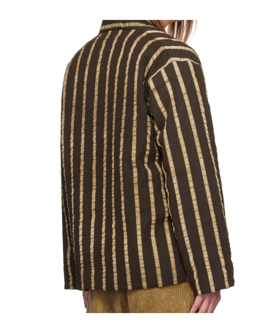 Uma Wang Brown Jester Jacket In Black
