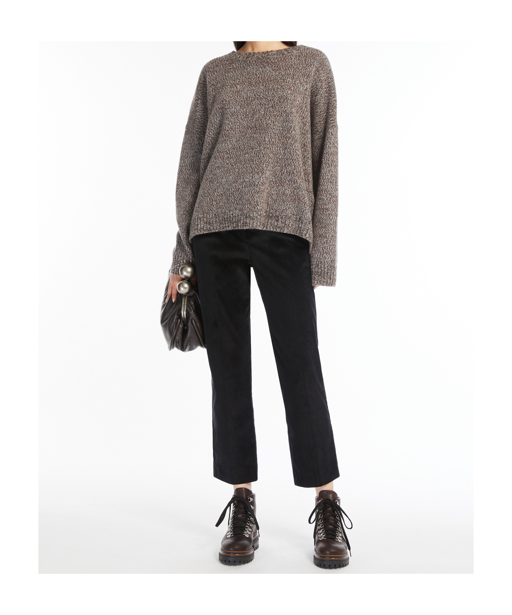 Weekend Max Mara Belt-loop Casual Pants In Black