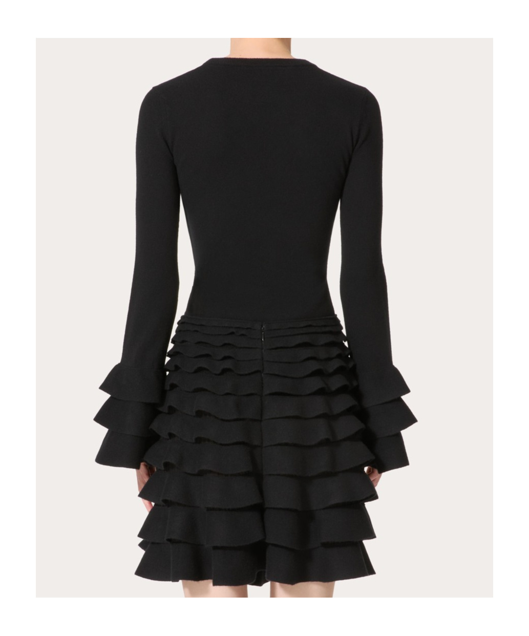 Valentino Viscose-blend Sweater In Black