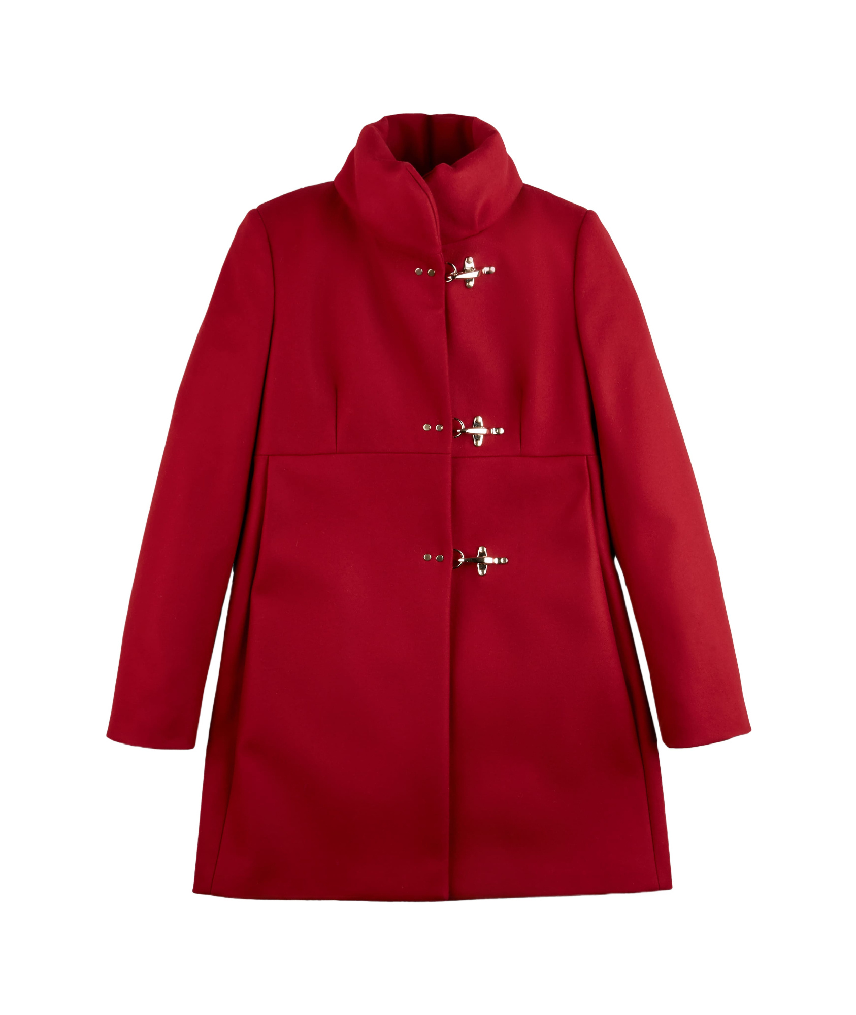 Fay Romantic Coat In Red