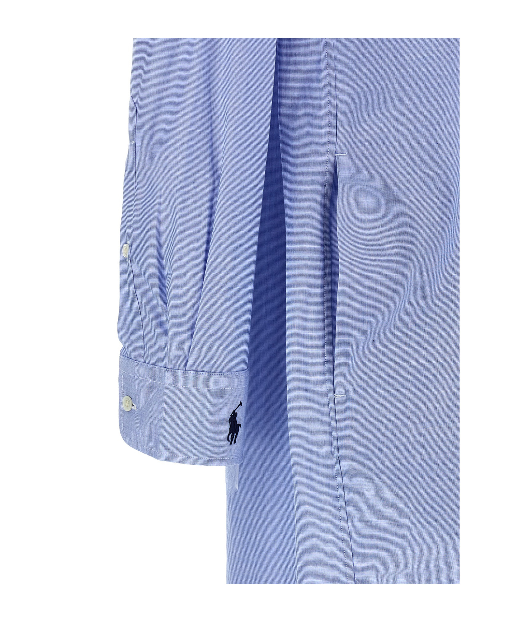 Shop Polo Ralph Lauren Cotton Dress In Blue