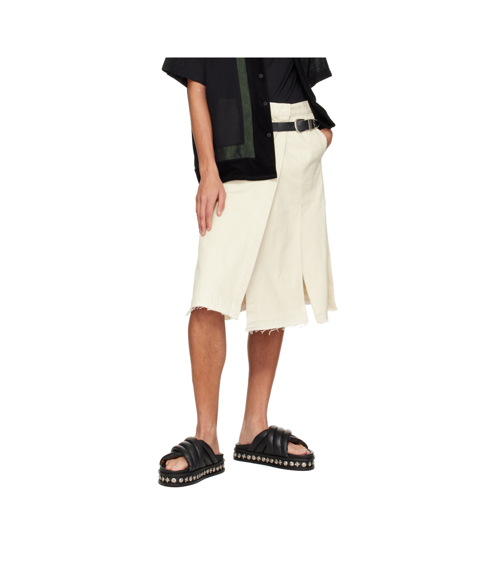 Toga Virilis Embellished Slippers In Black