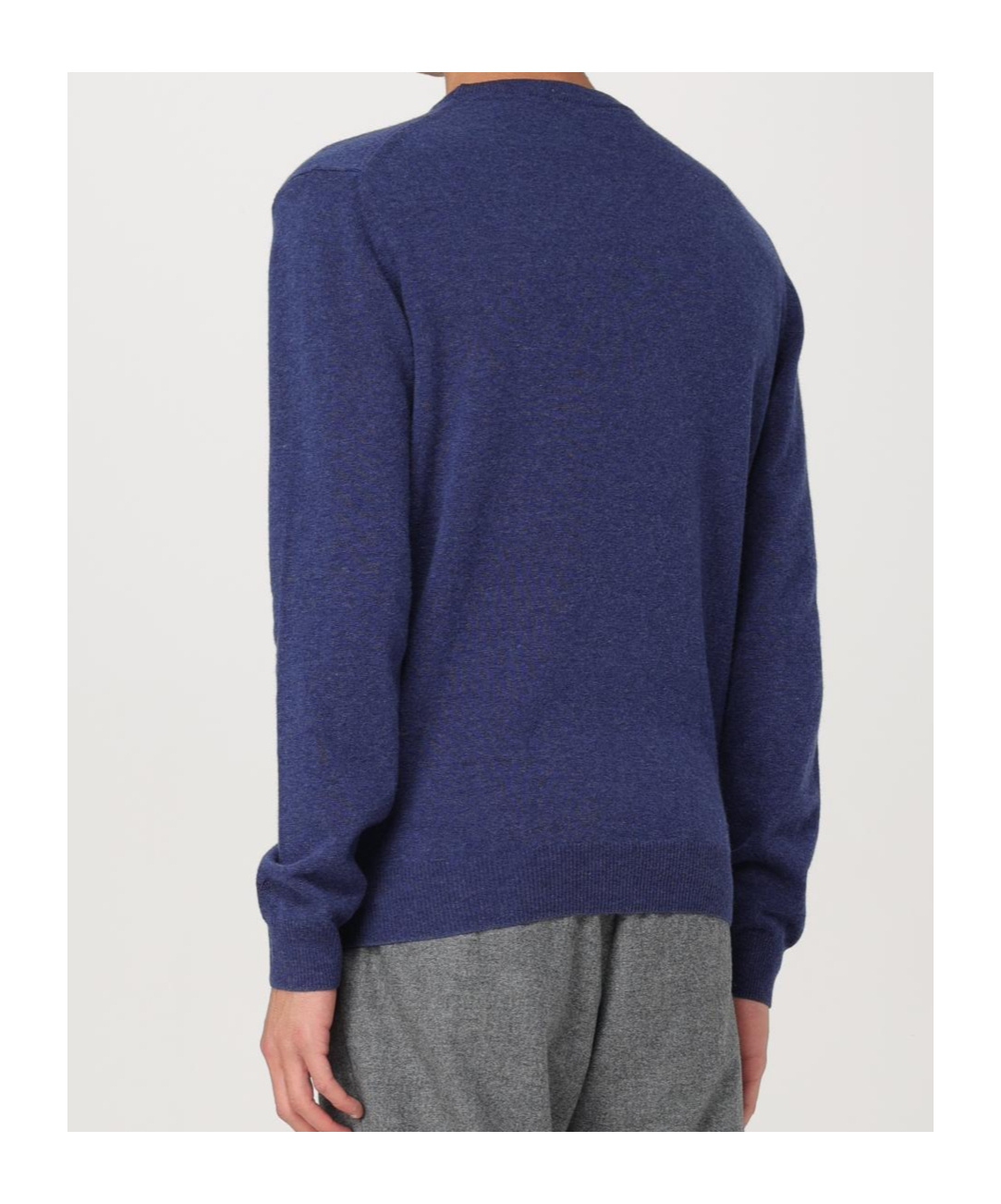 Woolrich Crew-neck Wool Sweater In Blue