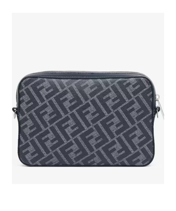FENDI BLUE FF CANVAS BAG