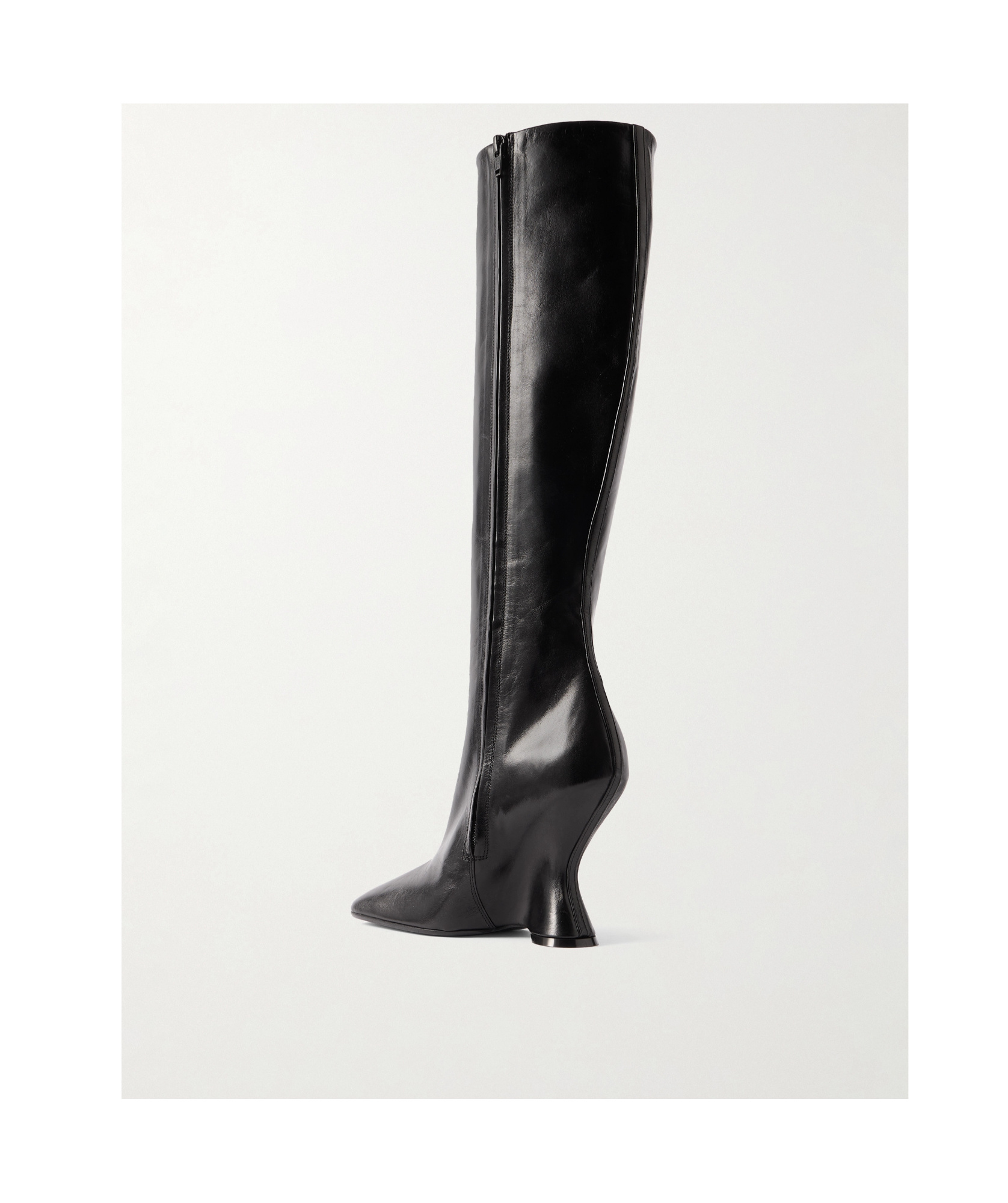 Dries Van Noten Square-toed Boots In Black