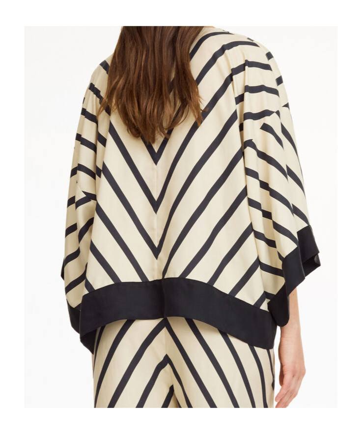 BY MALENE BIRGER CICIE CHEVRON-PRINT BLOUSE