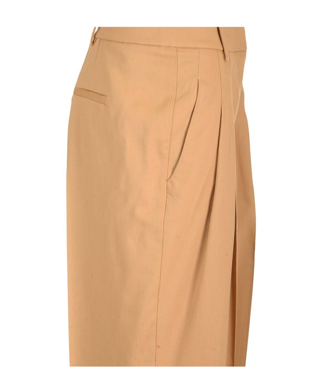 Shop Forte Forte Viscose Wool Twill Trousers