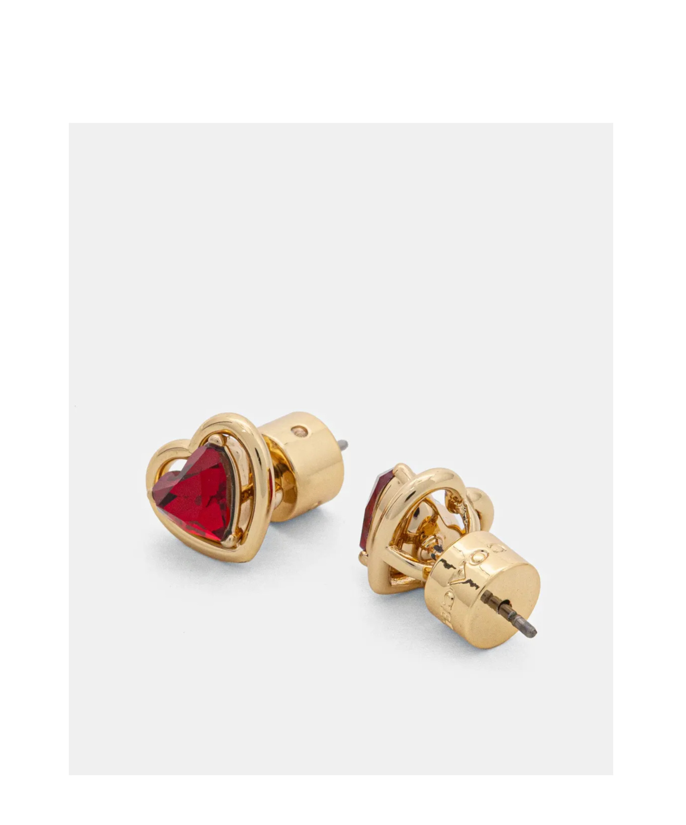 COACH HEART-SHAPED EARRINGS