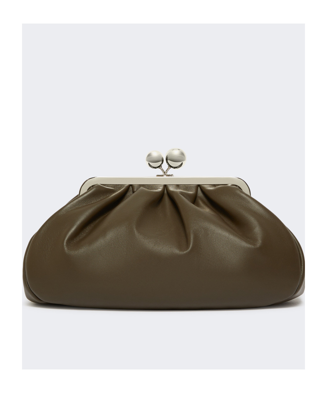 Weekend Max Mara Medium Sheepskin Pasticcino Bag In Brown