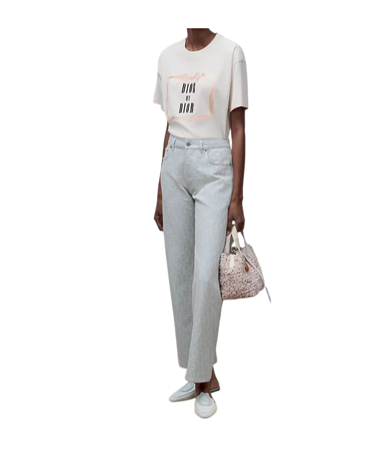 Dior Book Cover Boxy T-shirt In White