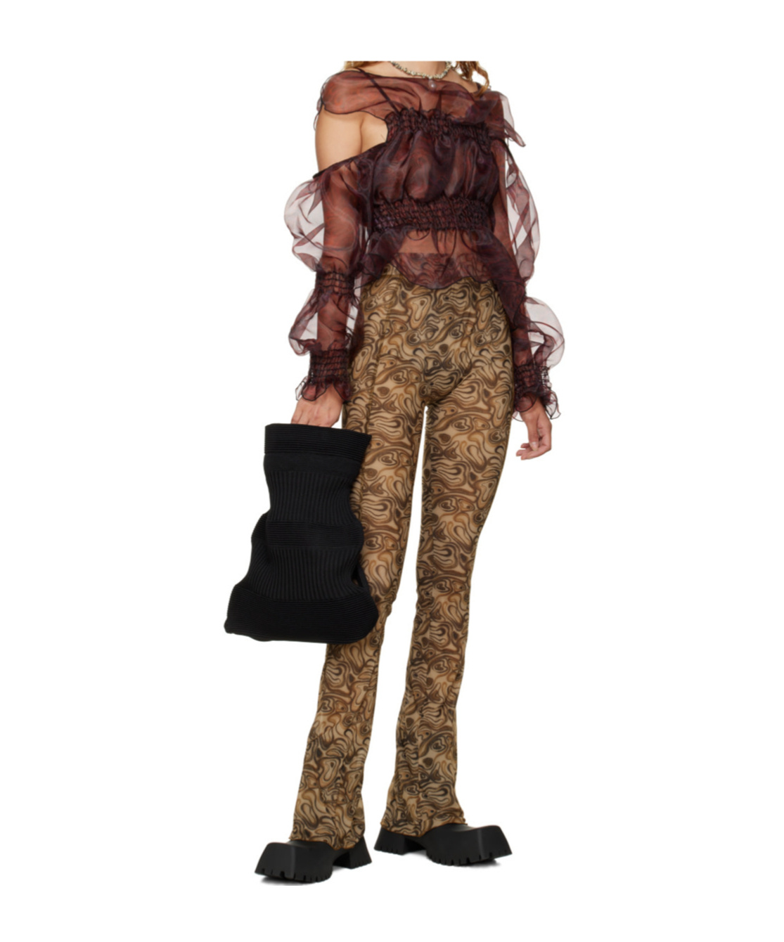 Avavav Brown Apartment Trousers In Brown