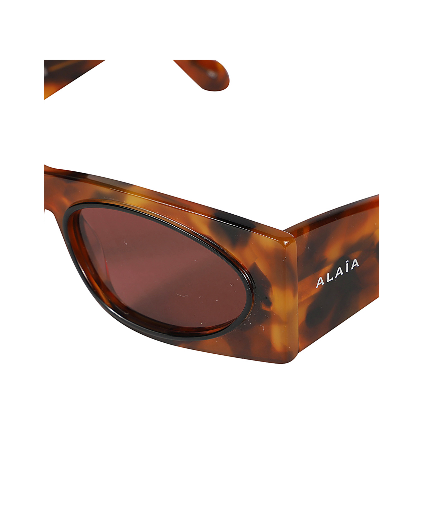 Shop Alaïa Cat-eye Frame Sunglasses In Red