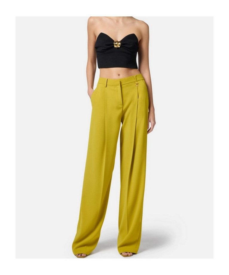 Elisabetta Franchi Tube Top Vest In Black