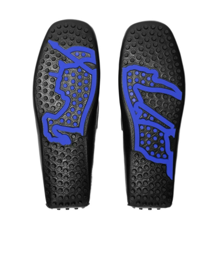 Burberry Slip-ons With Metal Hardware Detail In Black