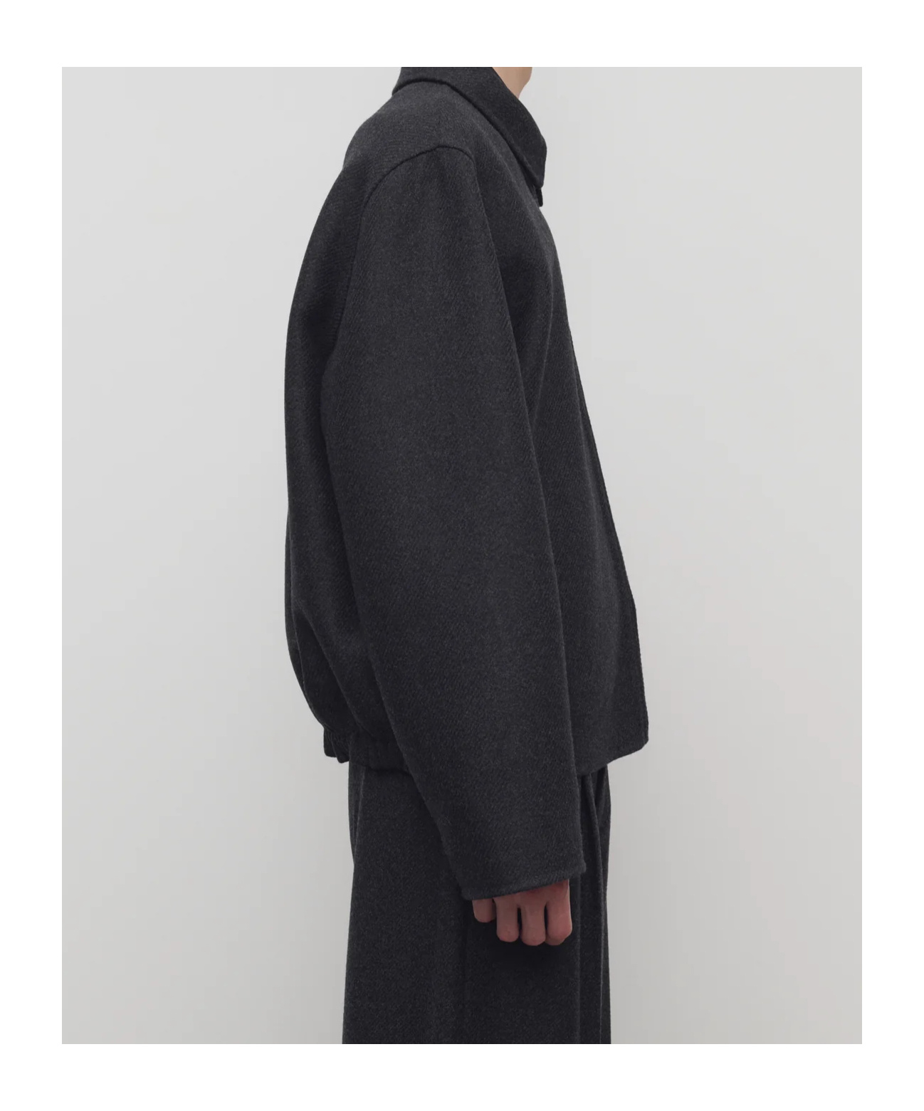 The Row Long-sleeved Casual Jacket In Black