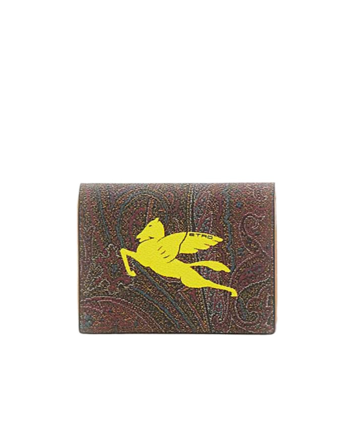 Etro Bifold Wallet In Brown