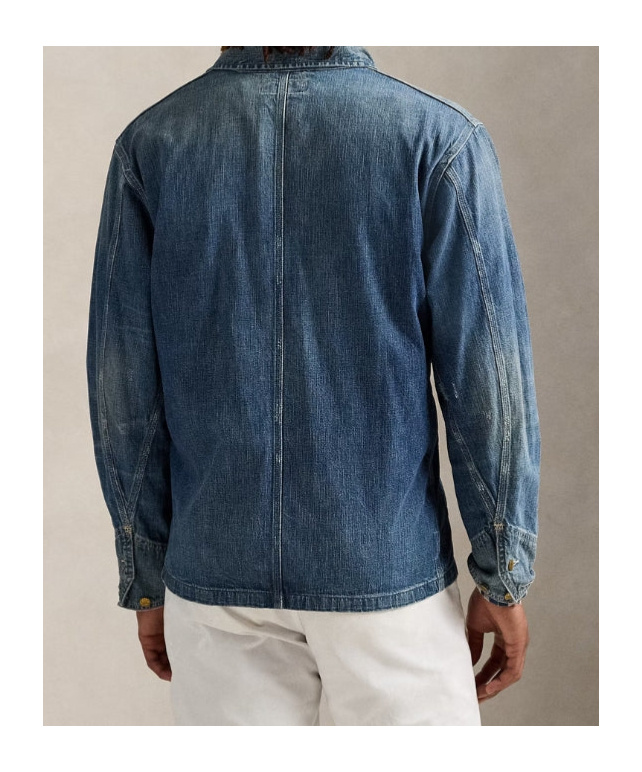 Polo Ralph Lauren Denim Utility Jacket In Blue