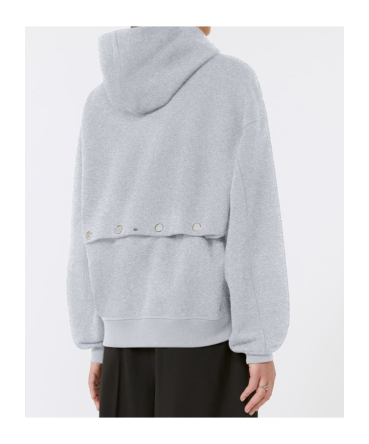 Sportmax Hooded Sweatshirt In Gray