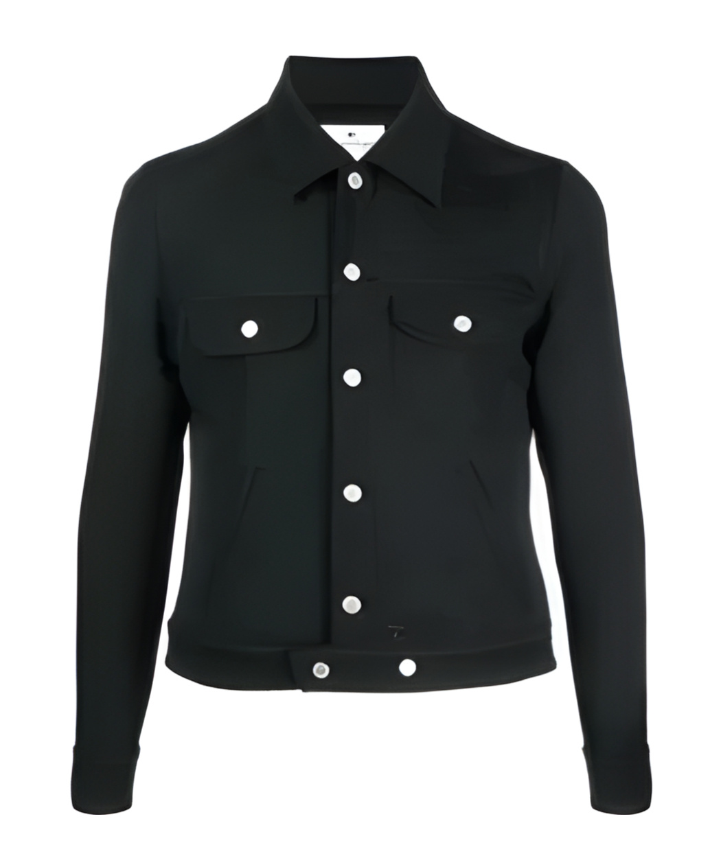 Courrèges Long-sleeved Casual Jacket In Black