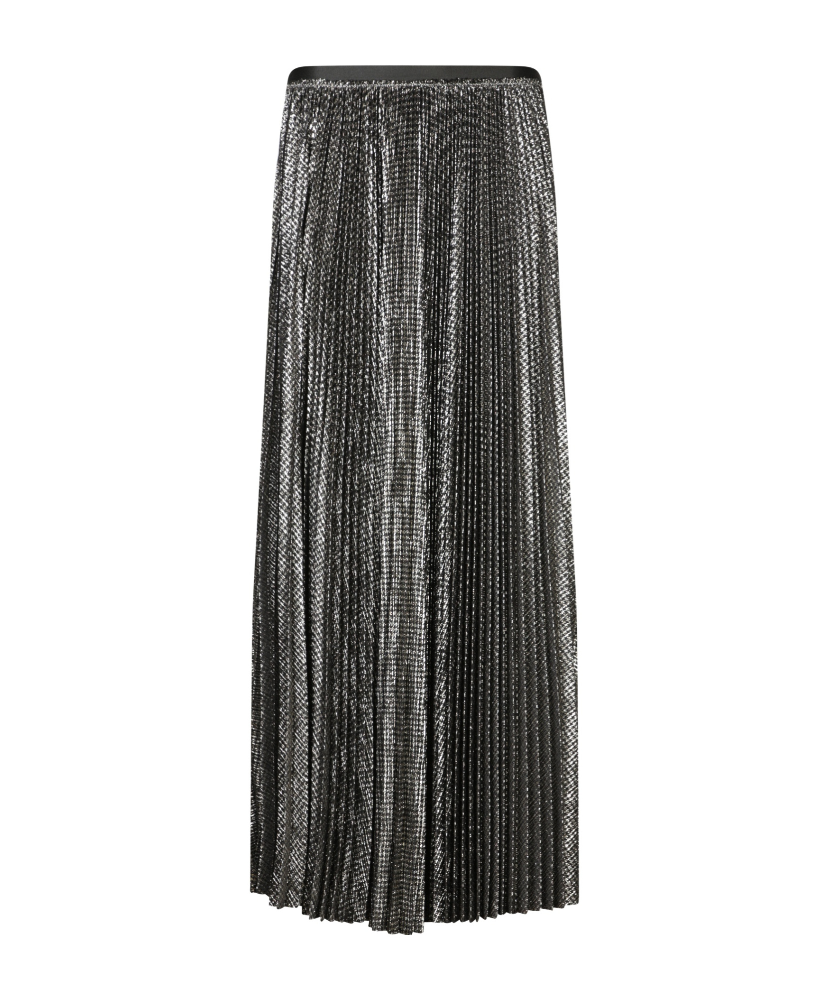 Forte Forte Black Laminated Soleil Long Skirt