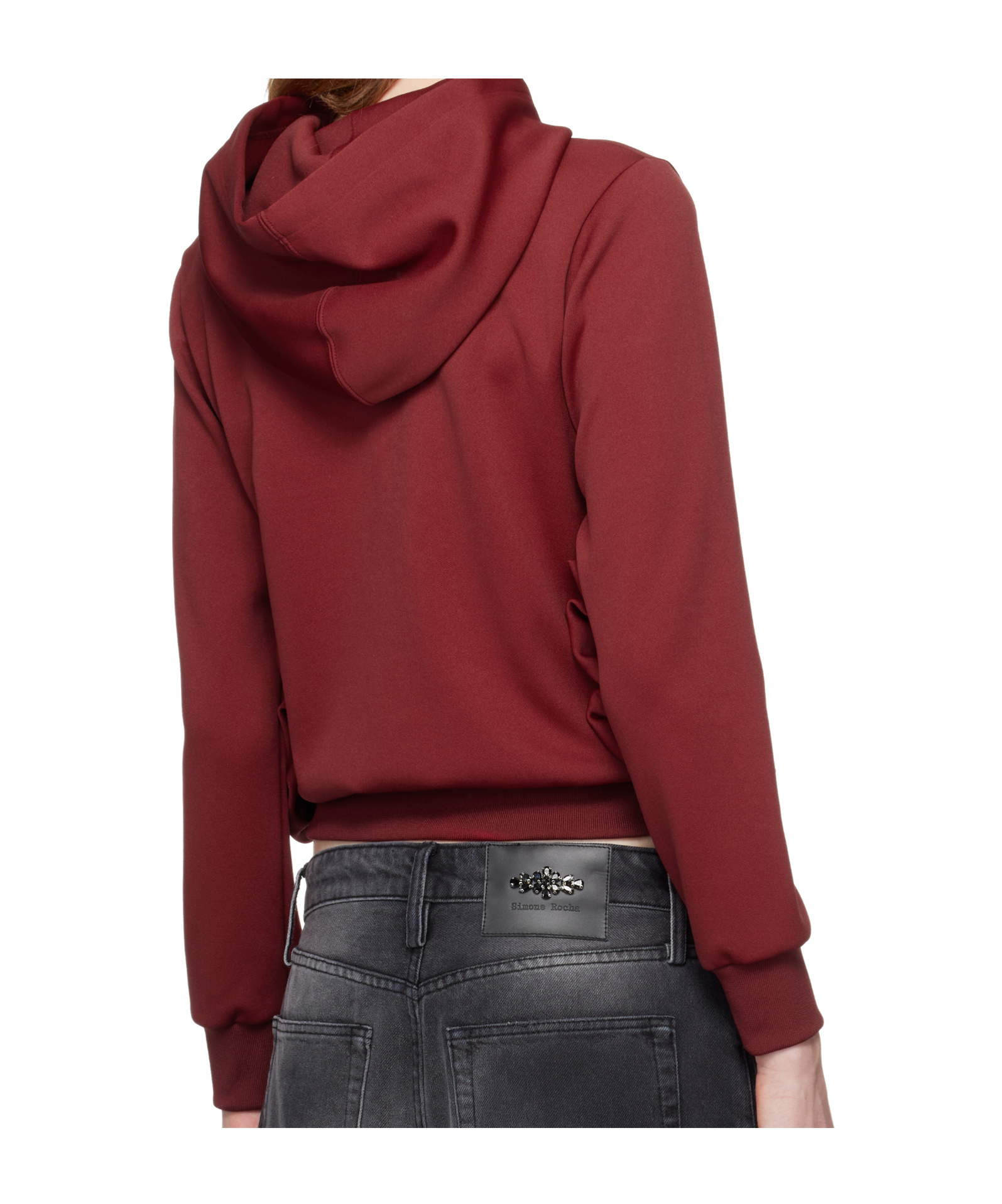 Comme Des Garçons Pocket Hoodie In Brown