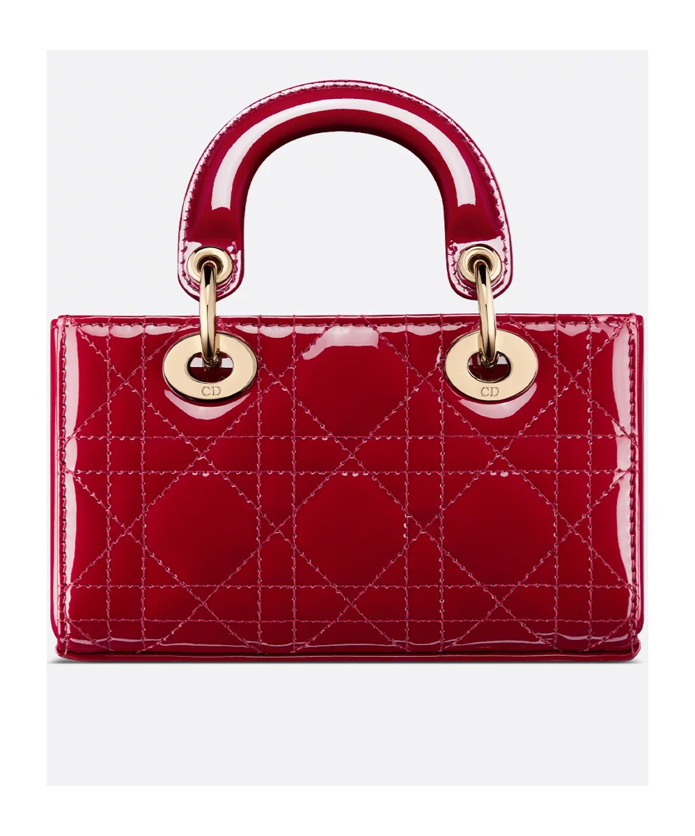 Dior Lady D-joy Micro Bag In Red