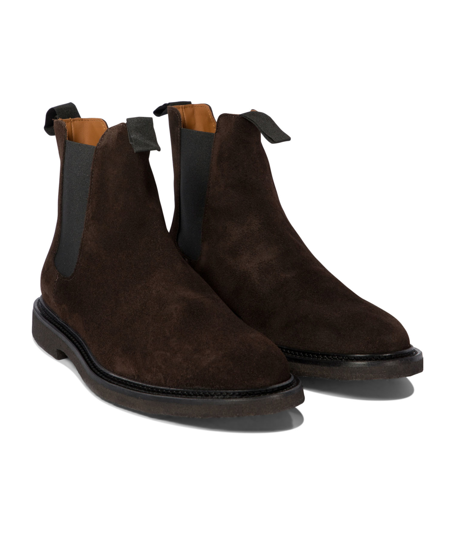 Common Projects Chelsea Classic Ankle Boots In Black Suede In Black