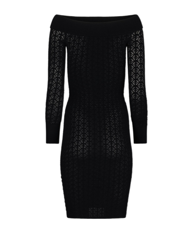 Alaïa Lace Dress In Black