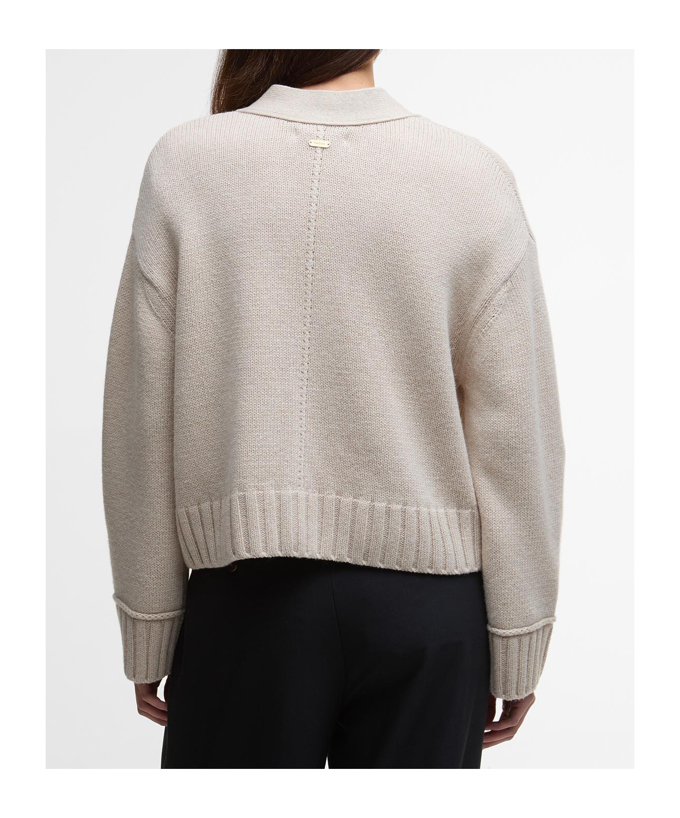 Barbour Faye Cardigan In Brown