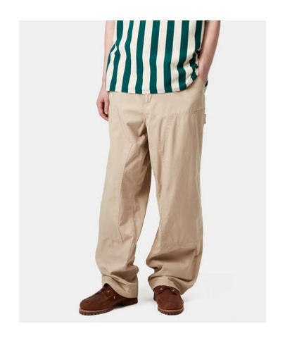 Carhartt Rganic Cotton Double Knee Pants In Nude