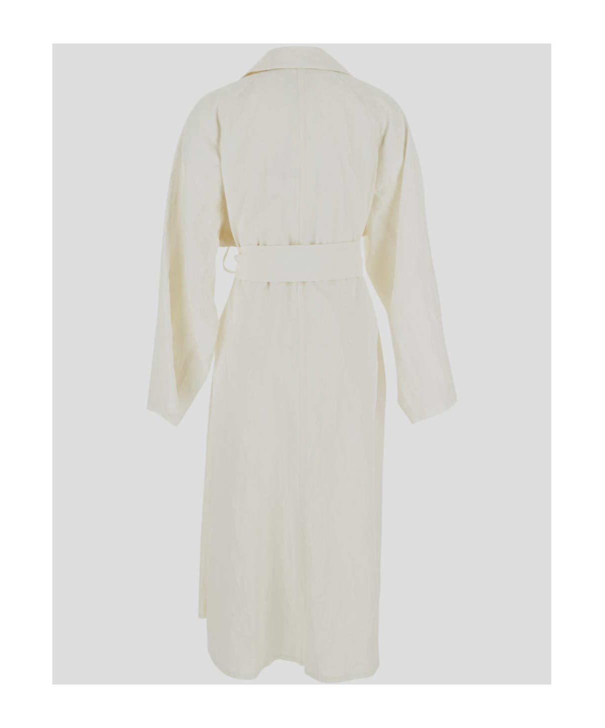 QUIRA DOUBLE-BREASTED COTTON COAT