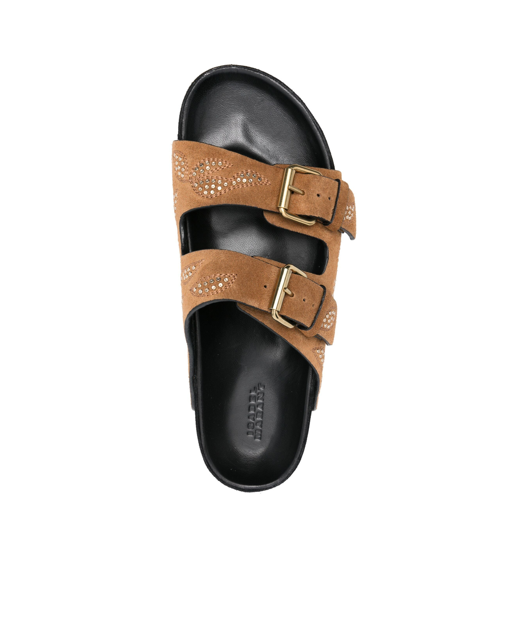 Shop Isabel Marant Open-toed Flat Sandals In Multicolor