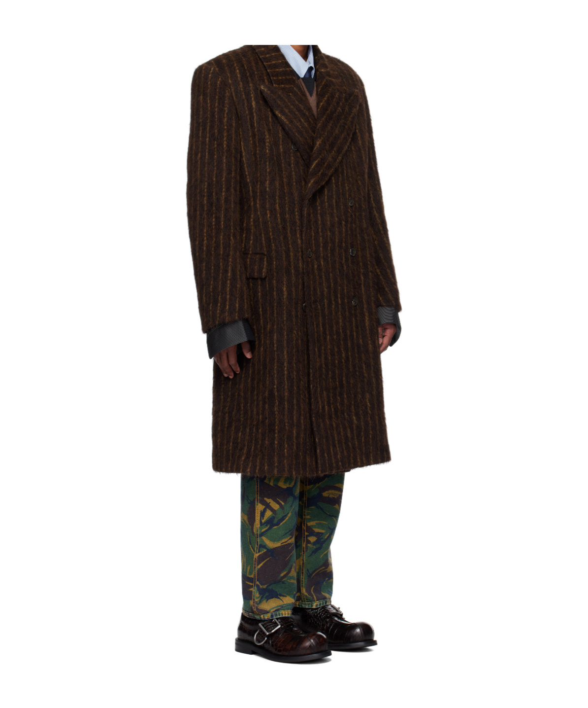 MARTINE ROSE DOUBLE-BREASTED COAT