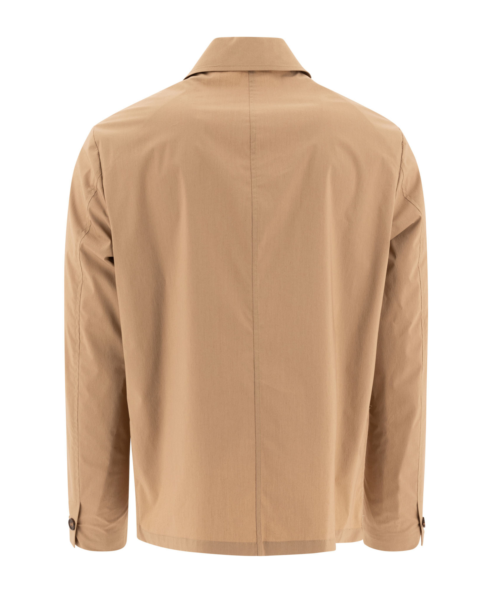 Incotex Long Sleeve Chest Pocket Front Pockets Jacket In Nude
