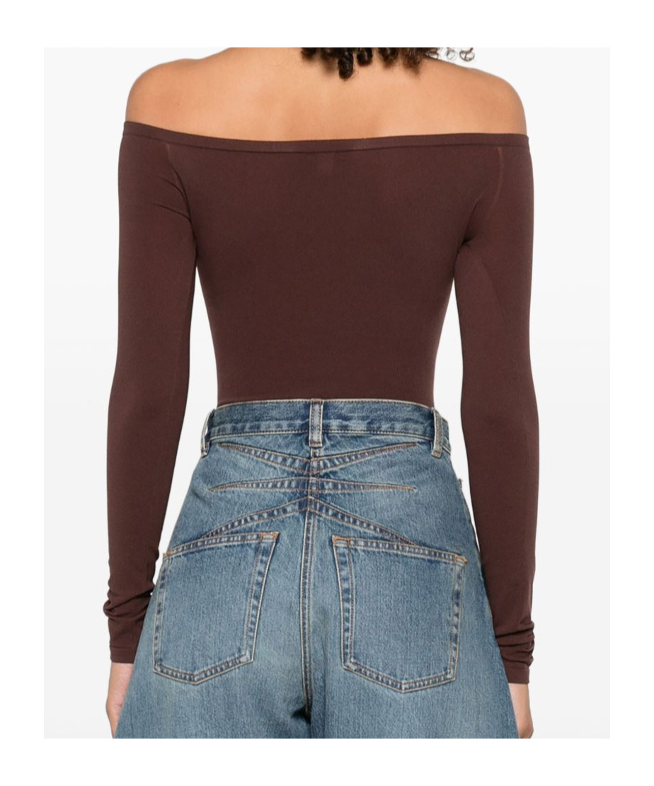 Alaïa Long-sleeved Jumpsuit In Red