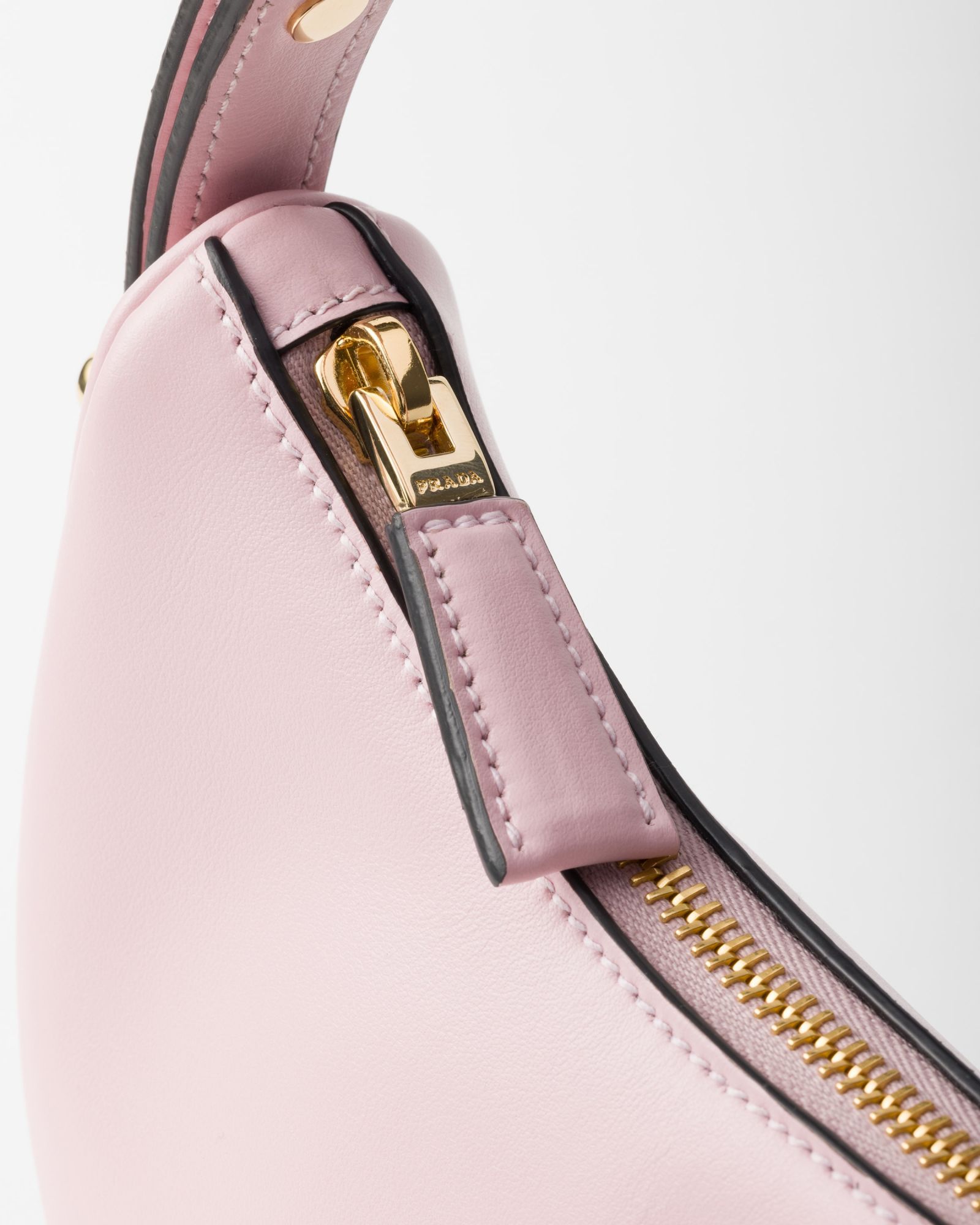 Prada Triangle-logo Saffiano Leather Wallet In Snow Pink