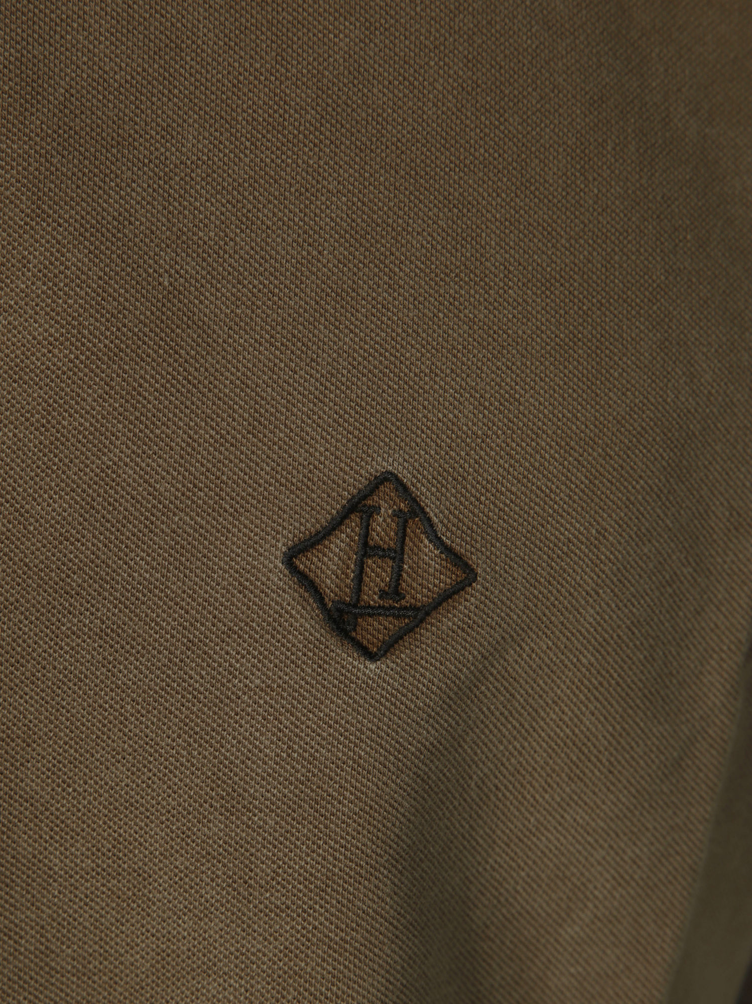 Herno Polo Shirt With Piquet Collar And Short Sleeves In Green