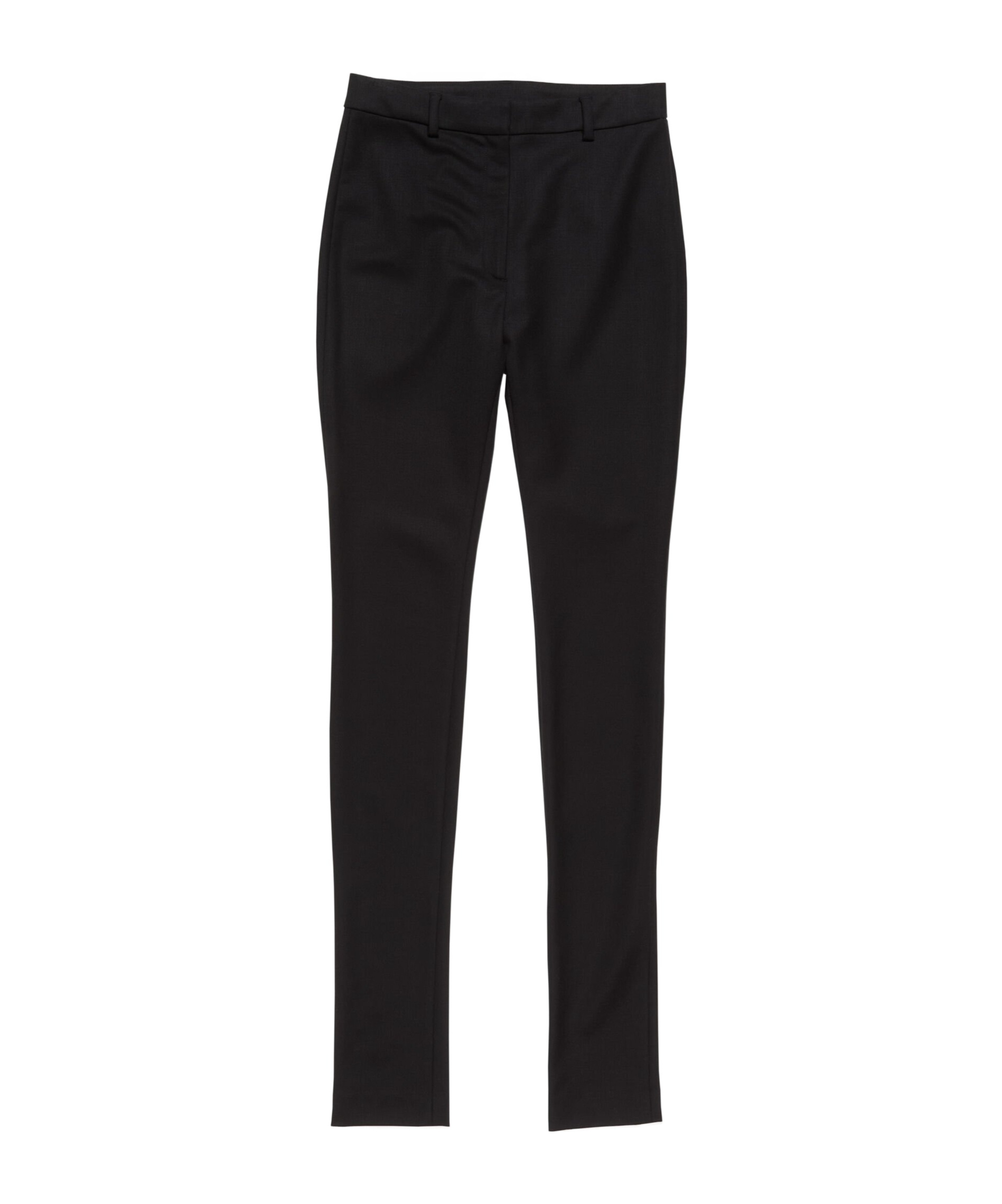 Acne Studios Wool Stretch Trousers In Black