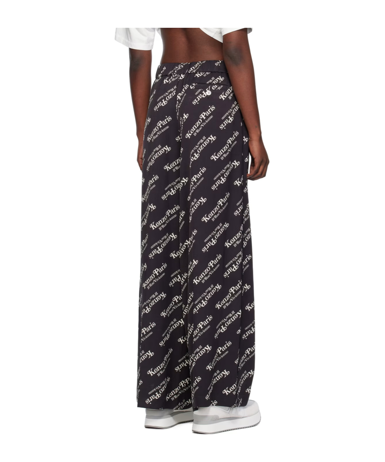 Kenzo X Verdy Joint Logo Sweatpants In Black