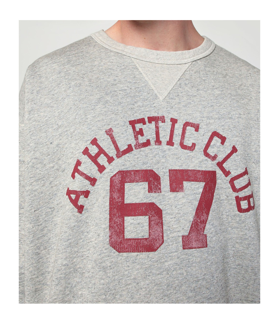 Polo Ralph Lauren Gray Loopback Sweatshirt With Graphic In Gray
