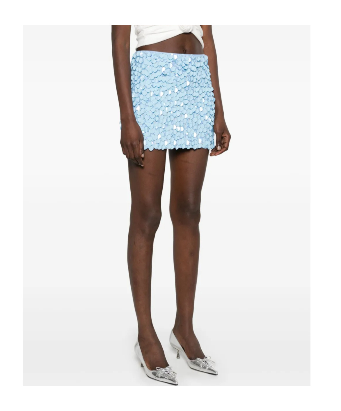P.a.r.o.s.h Sequined Mini Skirt