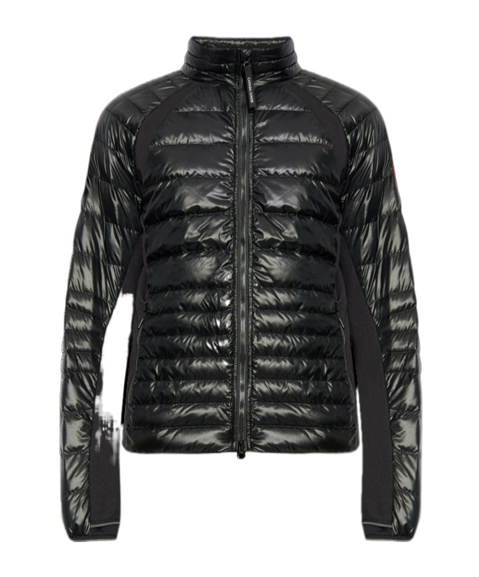 Canada Goose Right-collar Down Jacket In Black