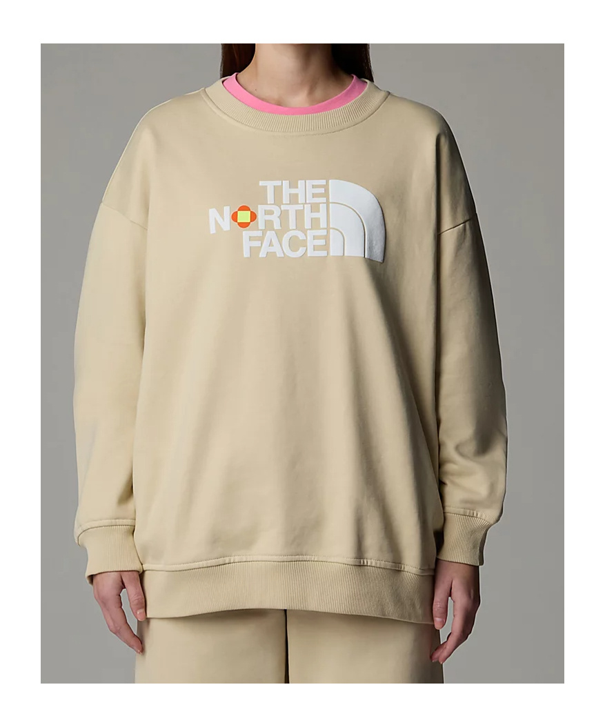 Shop The North Face X Yinka Ilori Logo-stamp Sweatshirt In Nude