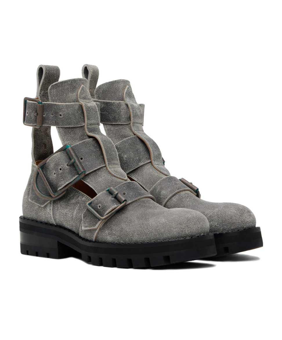 Vivienne Westwood Gray Rome Boots